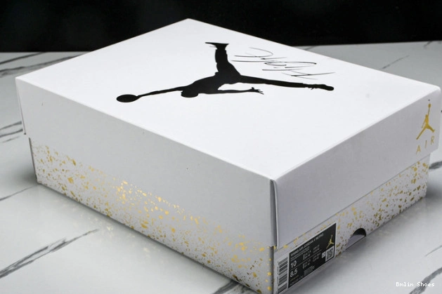 Bmlin 4 Metallic Retro Jordan Gold AQ9129-170 0712
